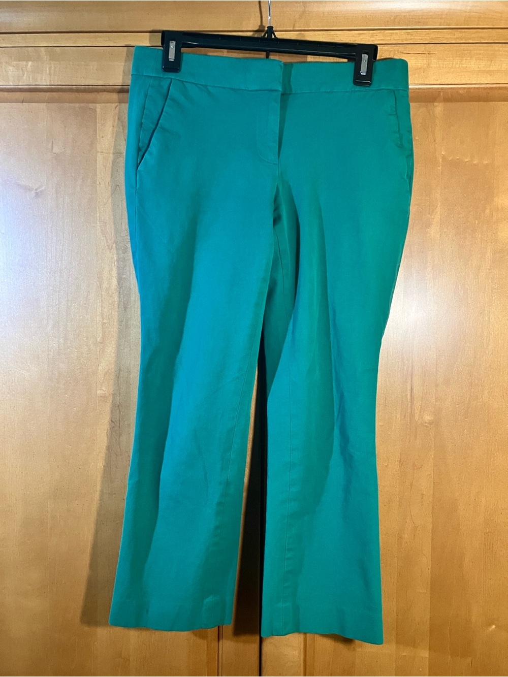 J. Crew Green Campbell Crop Pants